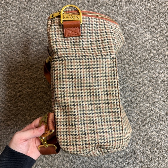 Fawn design Plaid original size convertible backpack diaper bag - Picture 2 of 14